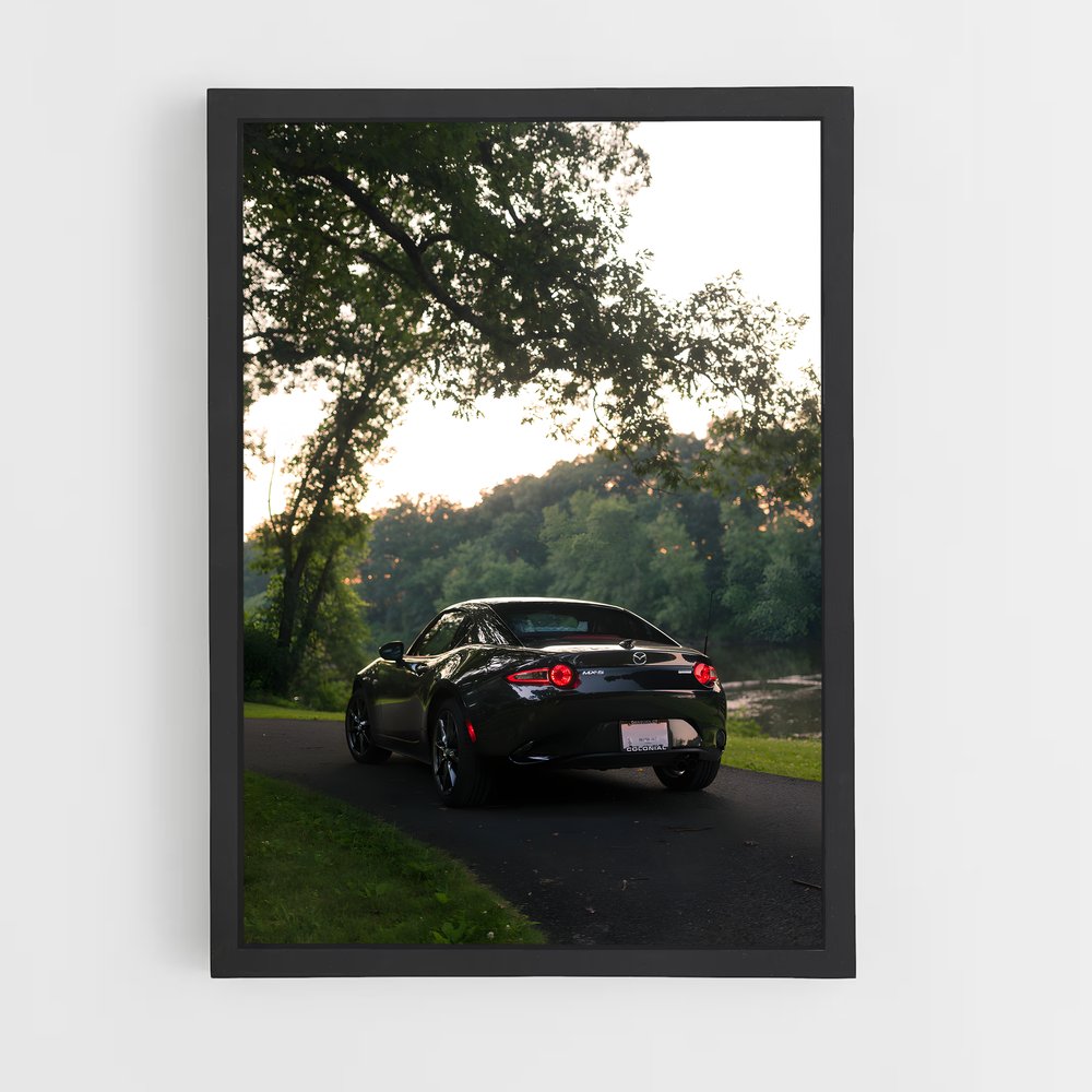 Poster Vitesse élégance aérodynamiques – affiche Mazda (vue 2)